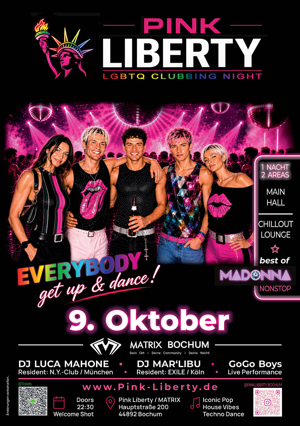 Eventflyer Pink Liberty Premiere
